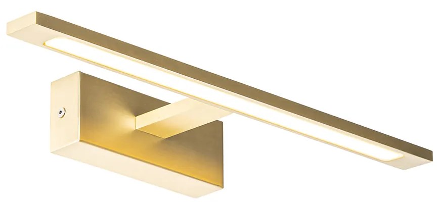 Nástenné svietidlo mosadz 41,5 cm vrátane LED IP44 - Jerre