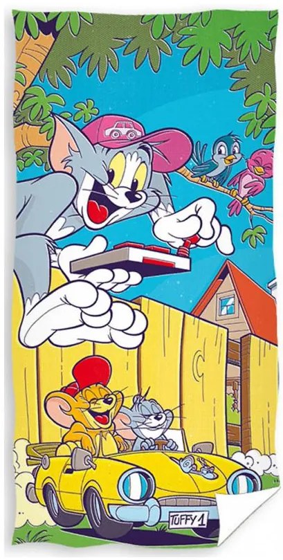 Bavlnená osuška Tom a Jerry 01 70x140 cm 100% Bavlna Carbotex