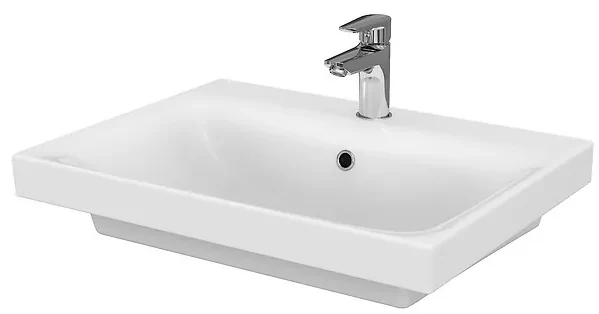 Cersanit Moduo SET, závesná skrinka 60x45x62 cm + umývadlo 60cm, antracitová matná, S801-483