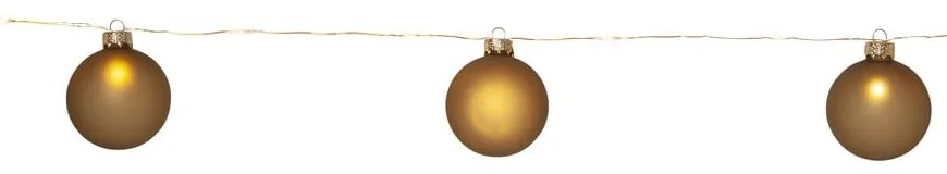 Svetelná dekorácia s vianočným motívom v zlatej farbe ø 6 cm Bliss – Star Trading