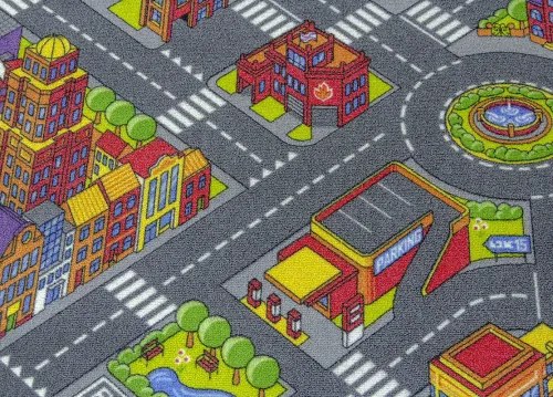 Koberce Breno Metrážny koberec BIG CITY 97, šíře role 400 cm, viacfarebná