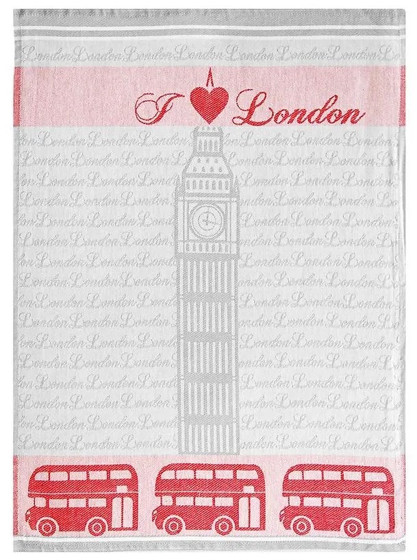Kuchynská utierka 50x70 cm mestá LONDÝN