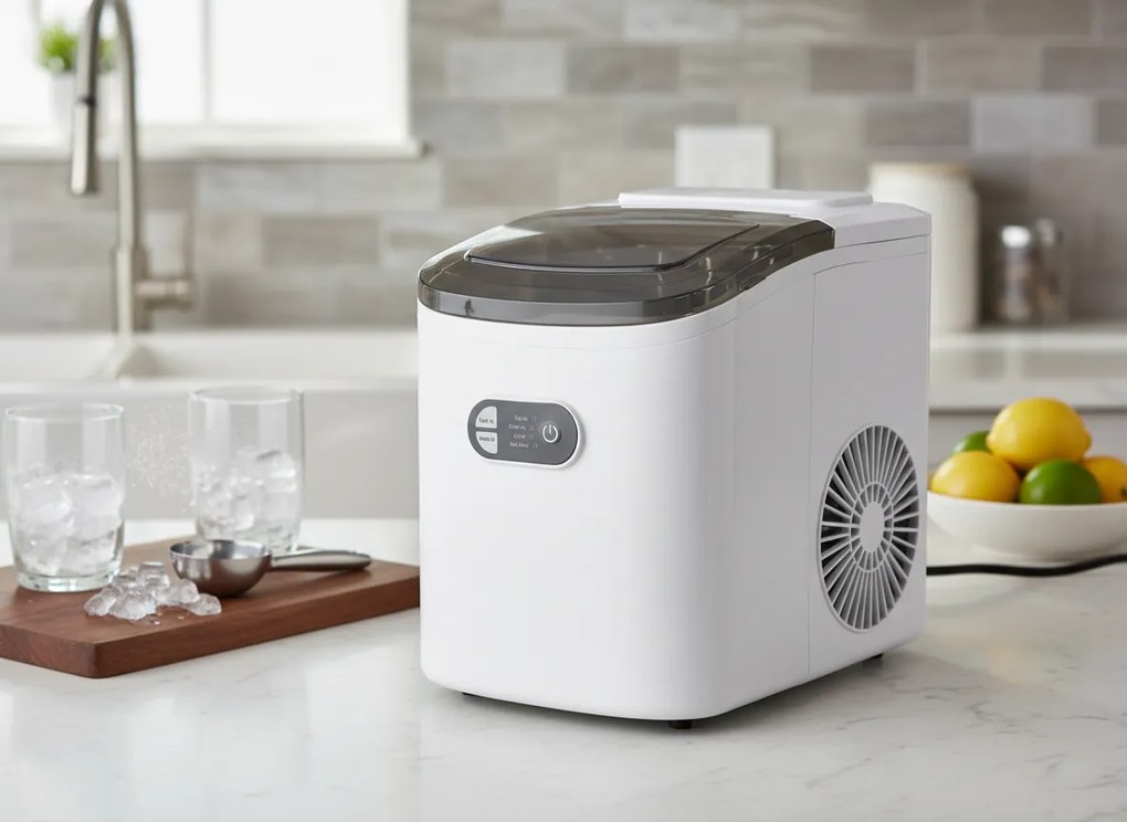 BackHome Living Výrobník ľadu - biely