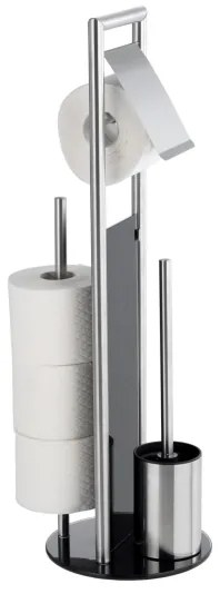 WENKO 24981800 - WC súprava RAVINA 20x70 cm nerezová oceľ/strieborná