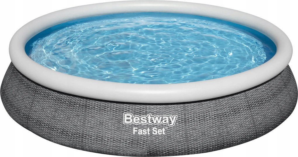 Bestway 57313 Bazénový Rozperný Set S Filtračným Čerpadlom, Sivý Záhradný