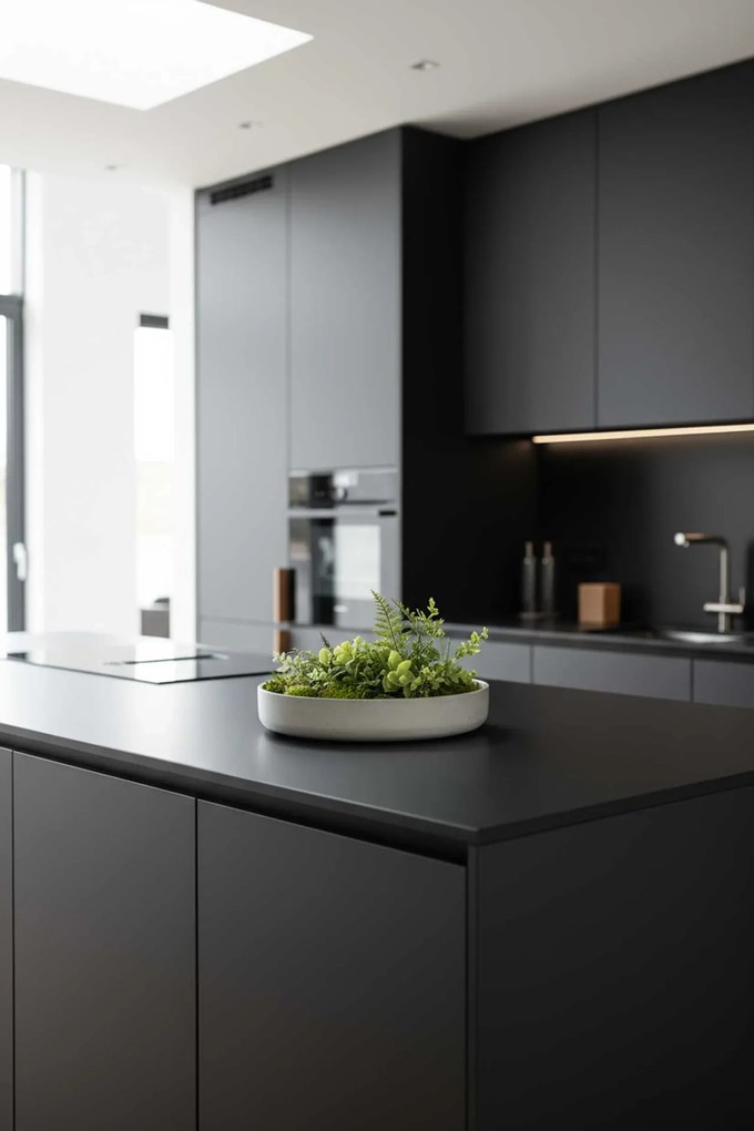 Dekoračná miska ORYVEN, sklolaminát, priemer 34 cm, beton design