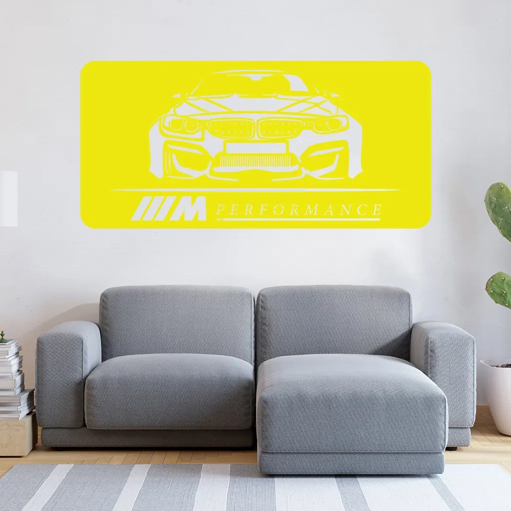 Veselá Stena Samolepka Rýchle auto Farba: šedá, Veľkosť: 60 x 30 cm