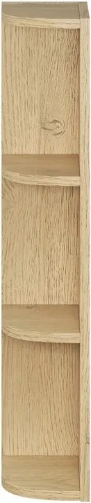 Závěsný rohový koupelnový regál UNI 83-15-80 dub cremona