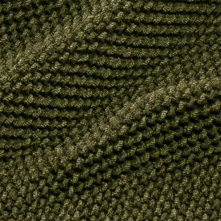 Super strečové poťahy NIAGARA zelená sedačka s otomanom vpravo (š. 200 - 300 cm)