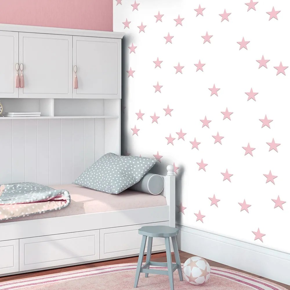 Fototapeta Ružové hviezdičky - Pink Stars