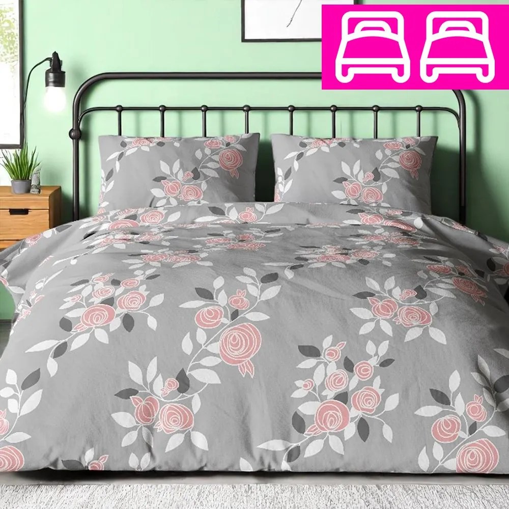 Bavlnené obliečky TORRY ROSES 4-dielna sada 140x200 cm