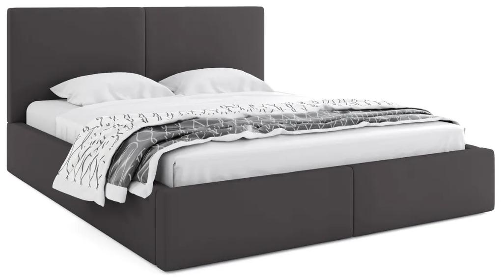 Manželská posteľ HAILEY | bez matraca 160 x 200 cm Farba: Grafit