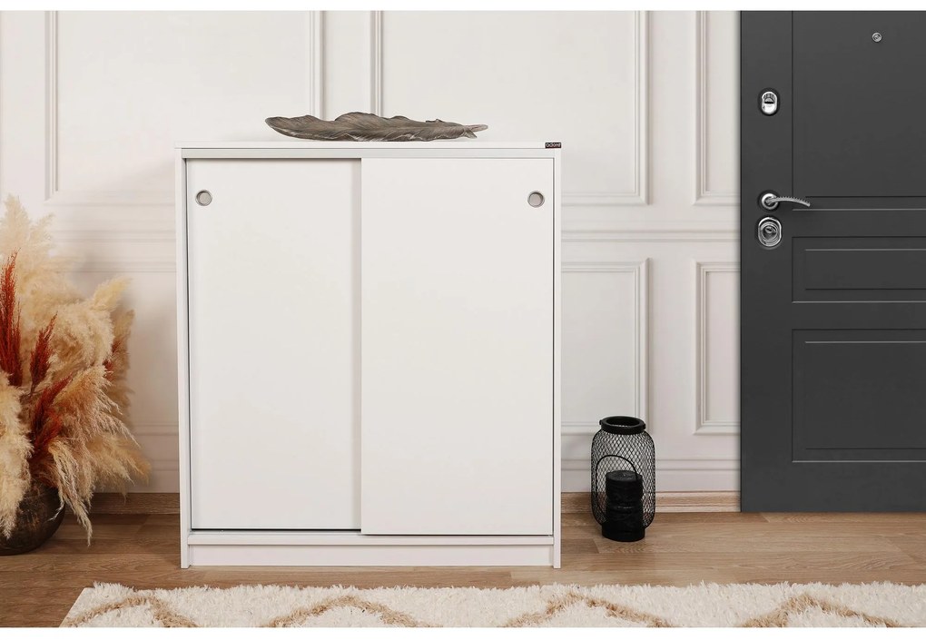 Botník (skrinka na topánky) Butoti 7 (biela). Akcia -18%. Vlastná spoľahlivá doprava až k Vám domov. 1094676