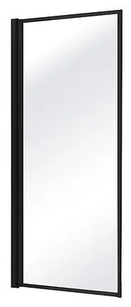 Vaňová zástena FORT 140x75 cm čierna