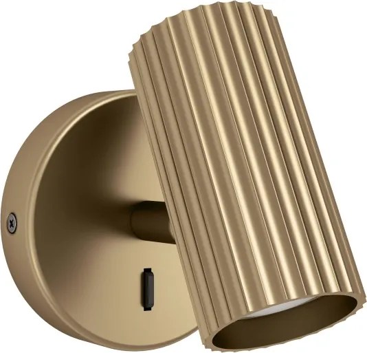 Eglo 902033 - Nástenné bodové svietidlo PORTILLO 1xGU10/5W/230V zlaté