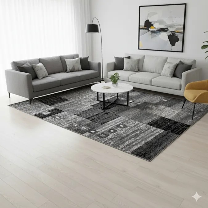 DC Koberec PP 765 sivá Rozmer: 50×90 cm