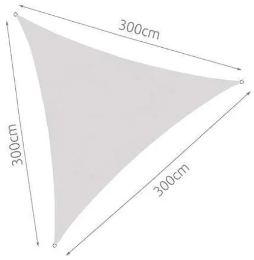 Tieniaca plachta celta trojuholník 3x3x3m 10183