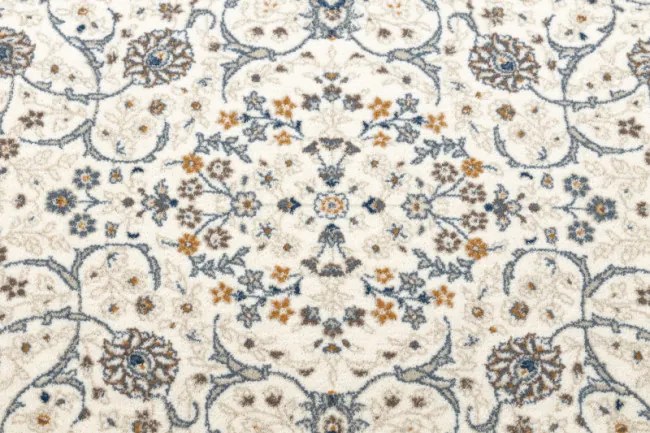 Koberec NAIN Ramka ornament 7179/51913 béž / granát