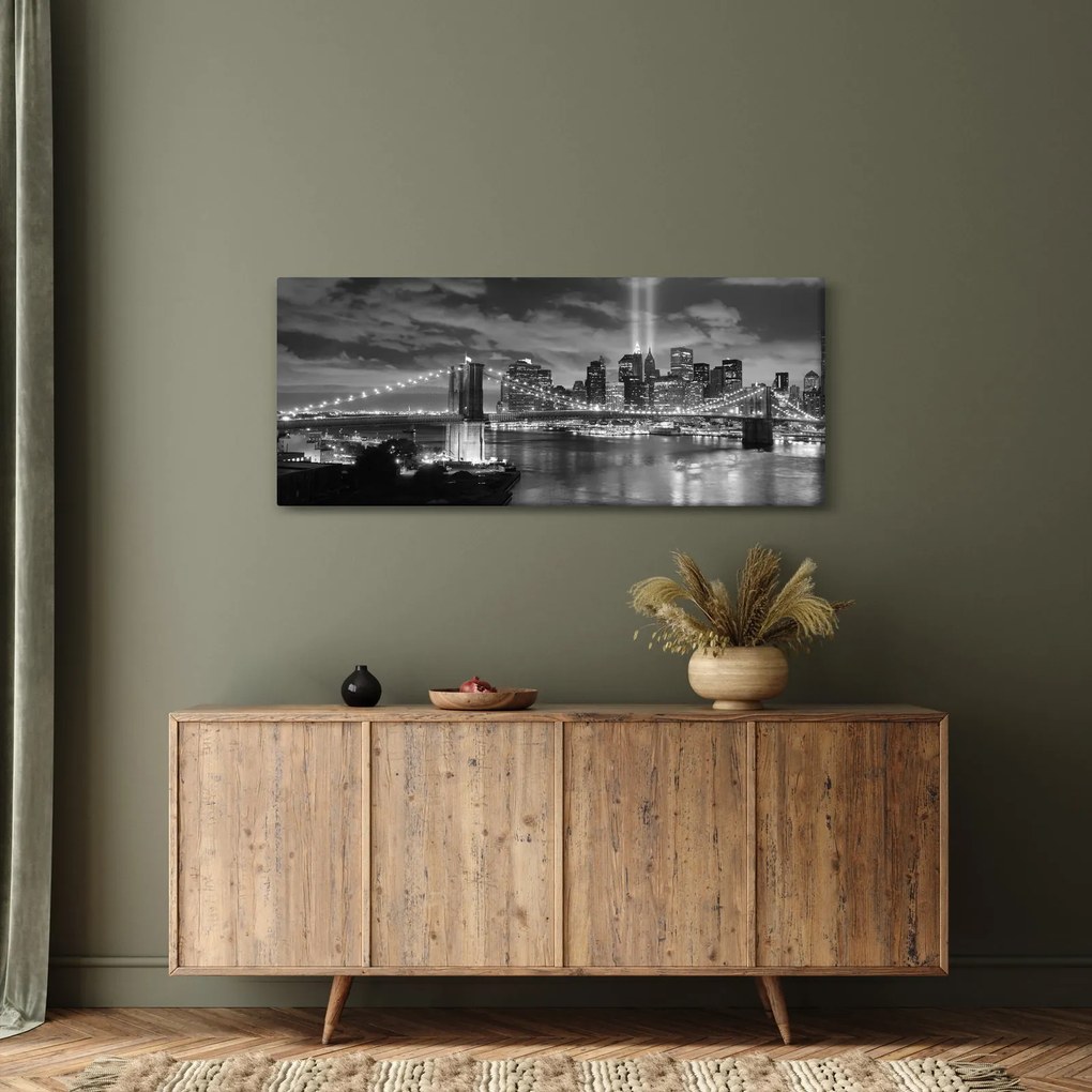 Obraz - Brooklynský most (120x50 cm)