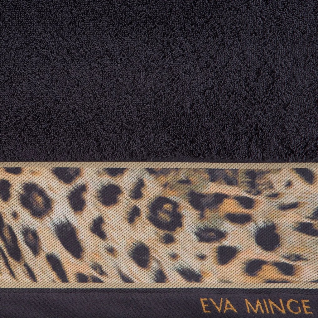 Eva Minge BAVLNENÝ UTERÁK EVA MINGE23 SADA 6KS 50X90 CM ČIERNA