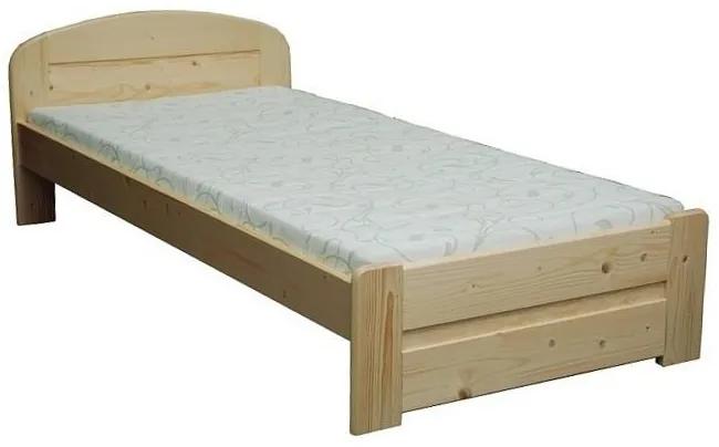 Drevená posteľ MAREK - smrek, 200x90