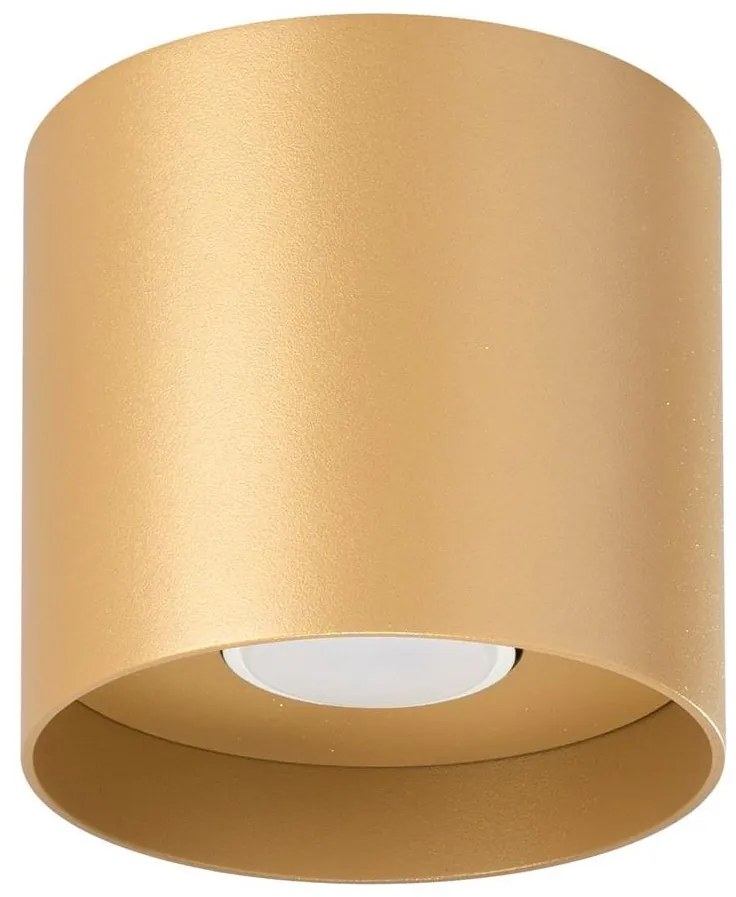 Sollux SL.1283 - Bodové svietidlo MIKA 1xGU10/10W/230V zlatá