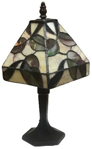 Kolekcia vitrážové Tiffany lampy vzor LEAVES