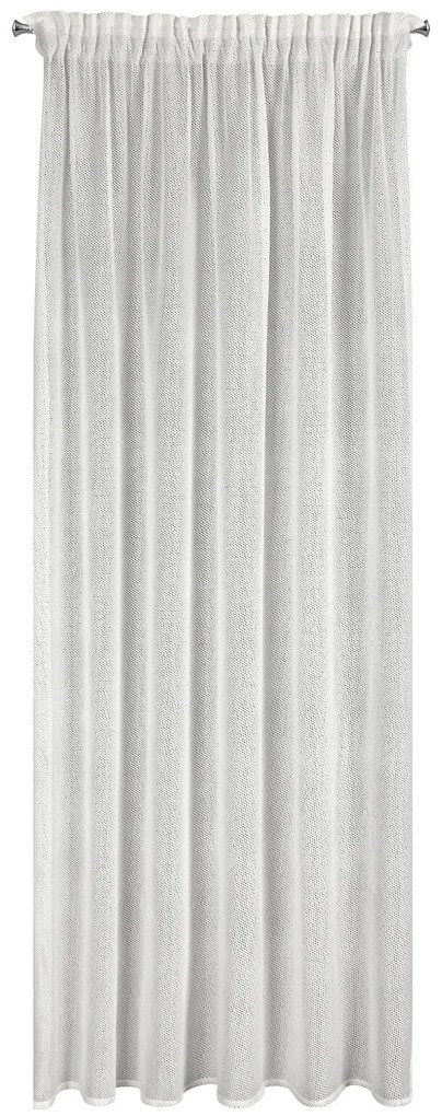 ZÁVES NA PÁSKE ALEKSA 140X270 CM BIELA