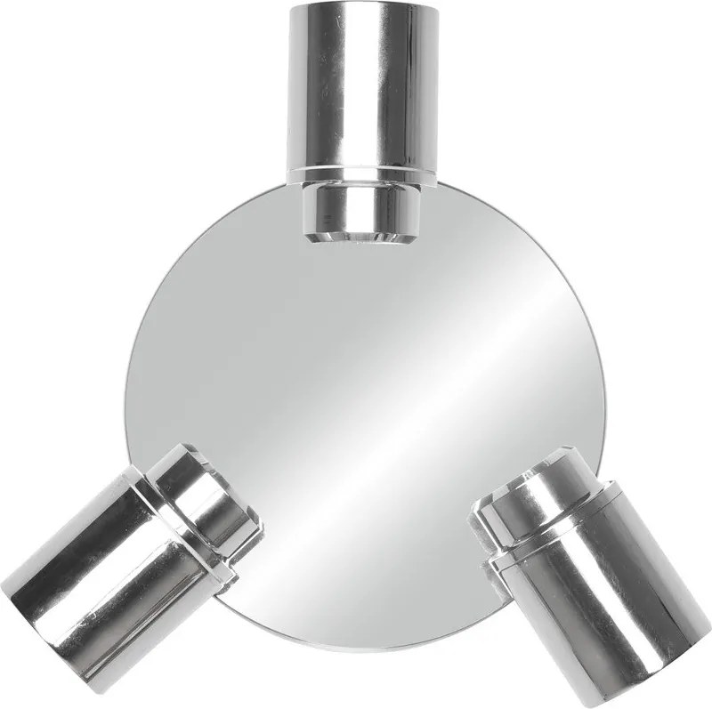 Kovové bodové svietidlo v lesklej striebornej farbe Angelo - Trio