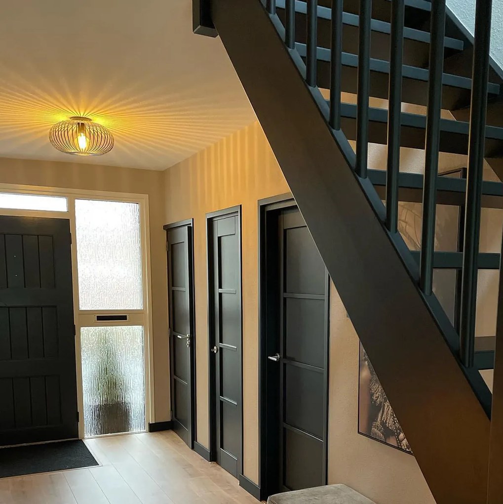 Dizajnové stropné svietidlo zlaté 39 cm - Johanna