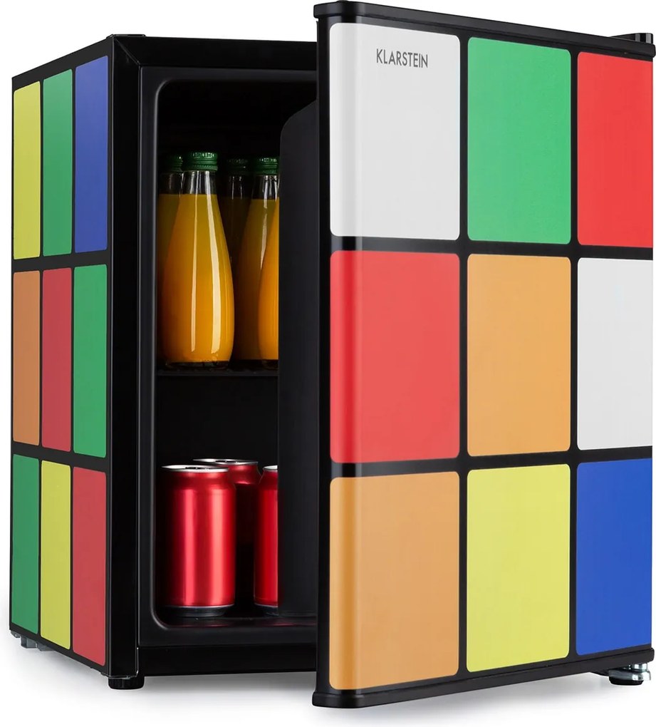 Klarstein Solve, chladnička, mini bar, 48 l, dizajn magickej kocky