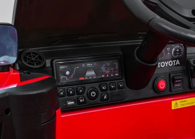 Elektrické autíčko Toyota Land Cruiser PRADO červené