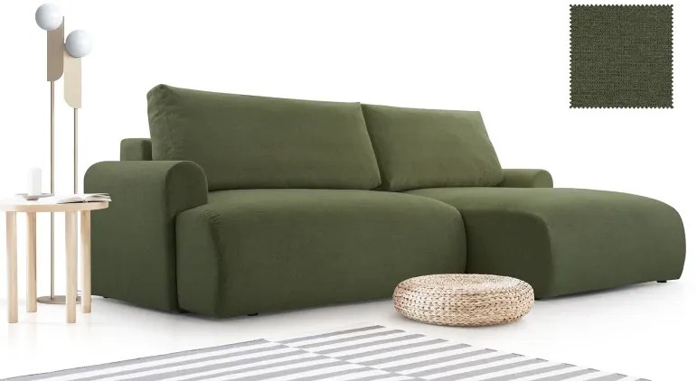 Sedacia súprava Natalia, pravá, zelená (Aragon 39)