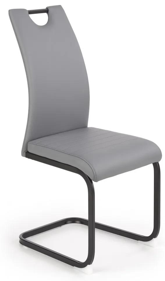 Jedálenská stolička Zovy sivá