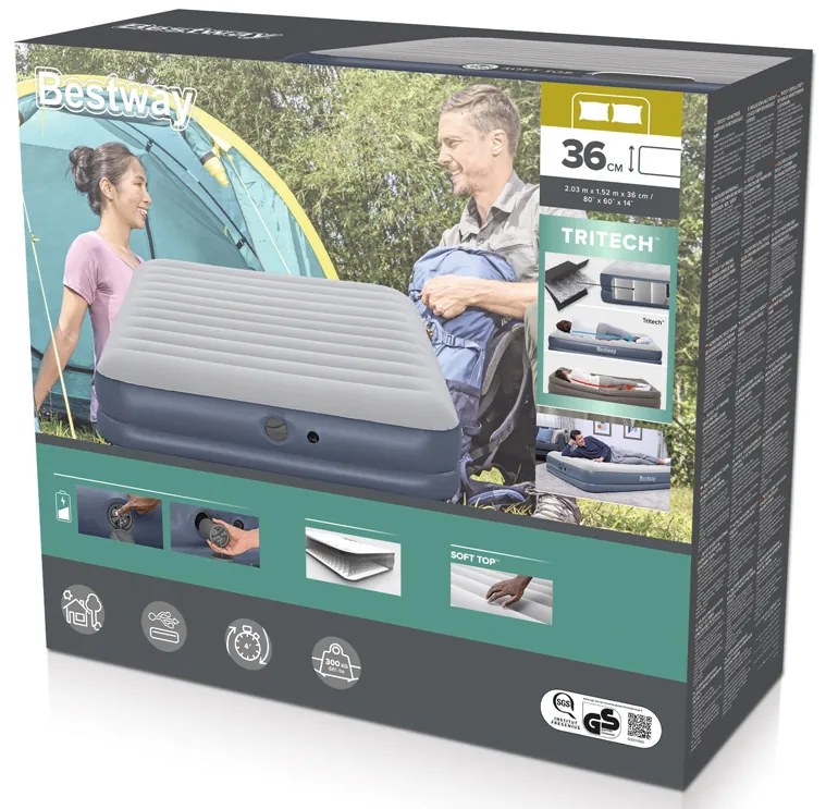 Matrac pre 2 osoby 203x152x36cm QueenTritech Air Bestway 6716T