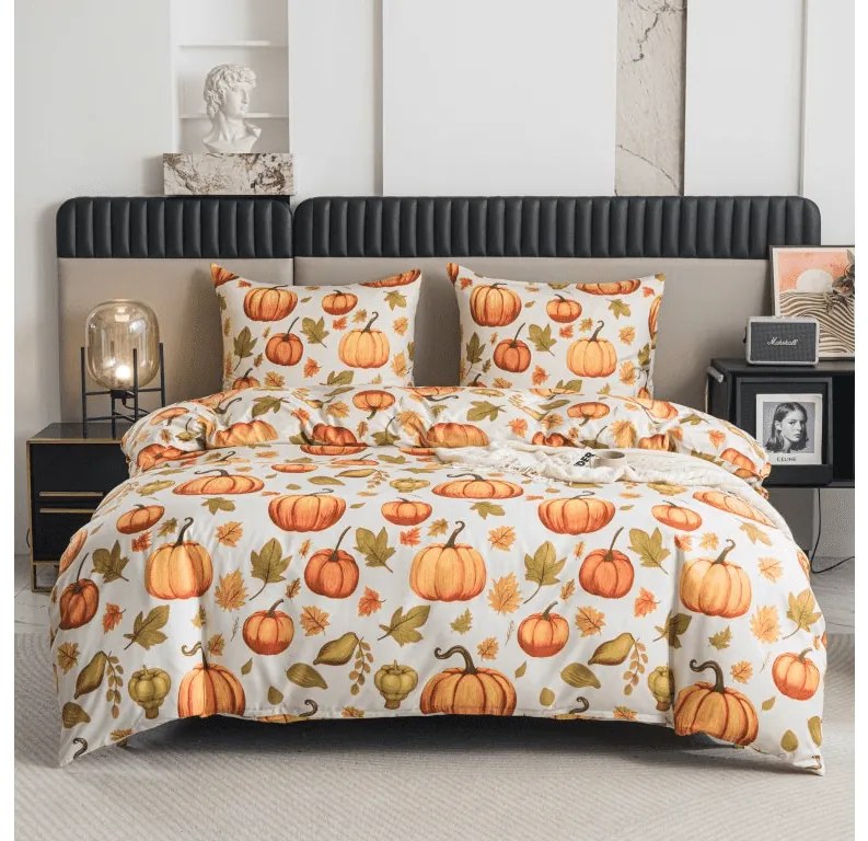 Obliečky z mikrovlákna AUTUMN PUMPKINS farebné Rozmer obliečky: 70 x 90 cm | 140 x 220 cm