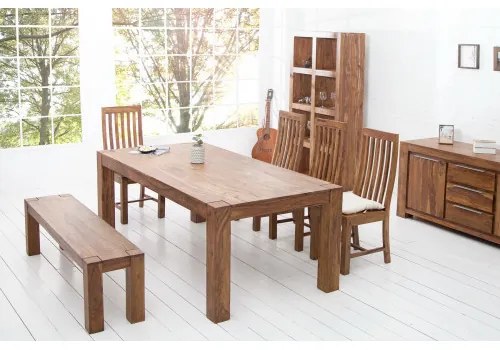 Jedálenský stôl 39362 160x90cm Masív drevo Palisander - Komfort-nábytok