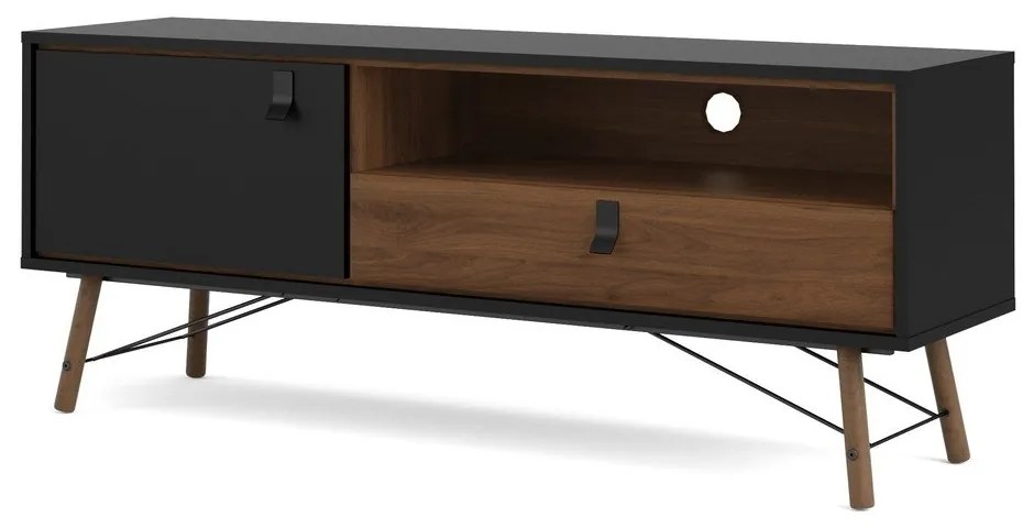 Čierny TV stolík Tvilum Ry