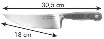 Tescoma Nôž kuchárský FEELWOOD, 18 cm, 18 cm