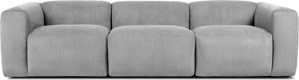 Trojmiestna modulárna pohovka Konsimo Buffo svetlošedá