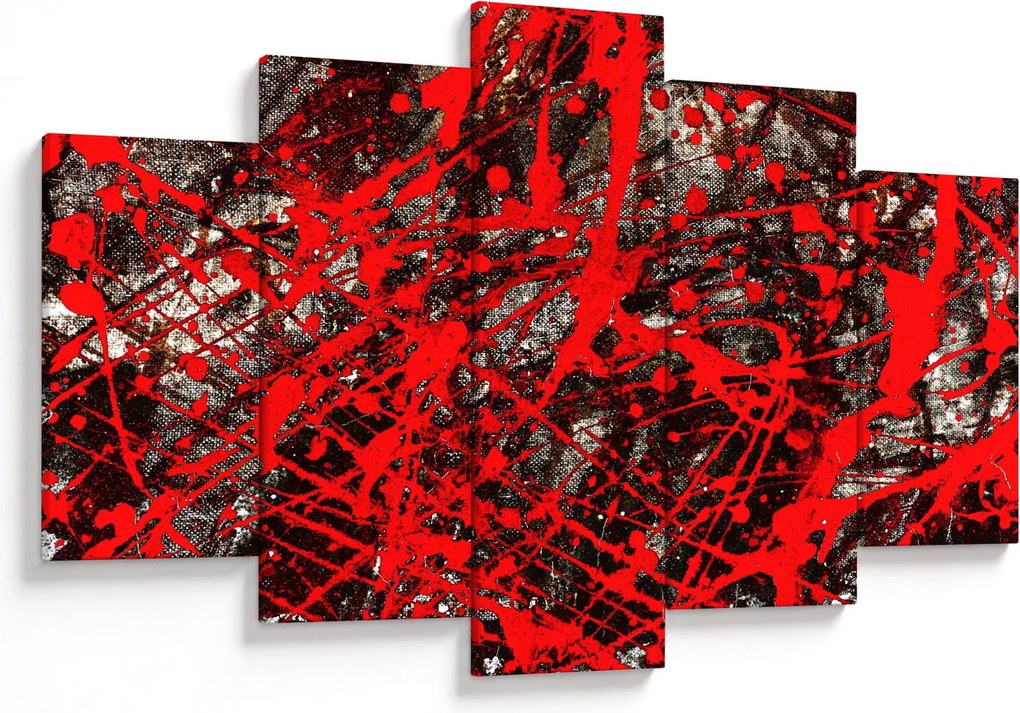 Obraz - Expresívne abstrakcie (150x105 cm)