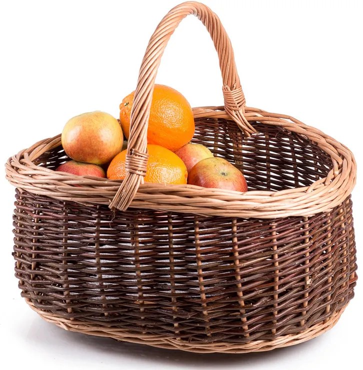 Nákupný kôš prútený Woman IV.š. 40 x hl. 34 x v. 21/37(cm)