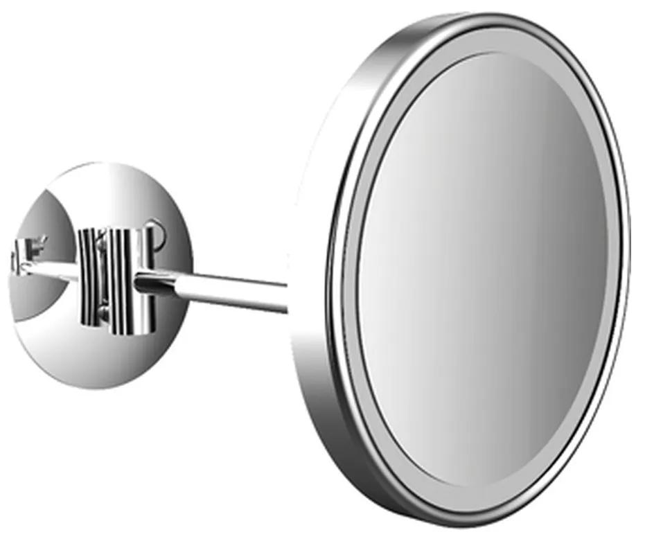 Emco Cosmetic mirrors Pure LED - Nástenné okrúhle LED-holiace a kozmetické zrkadlo s osvetleným dotykovým senzorom a priame pripojenie, 3…