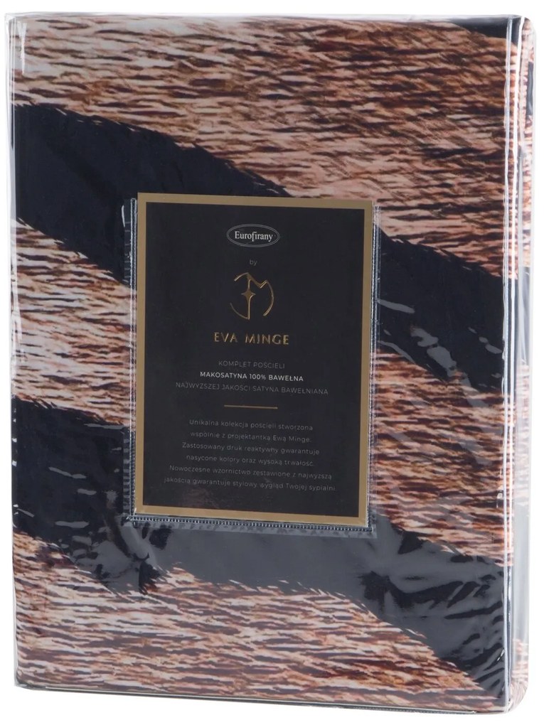 MAKOSATÉNOVÉ OBLIEČKY EVA MINGE MING16 160X200 CM, 2 KS 70X80 CM VZOROVANÉ