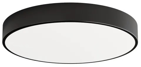 Stropné svietidlo CLEO 5xE27/24W/230V pr. 60 cm čierna