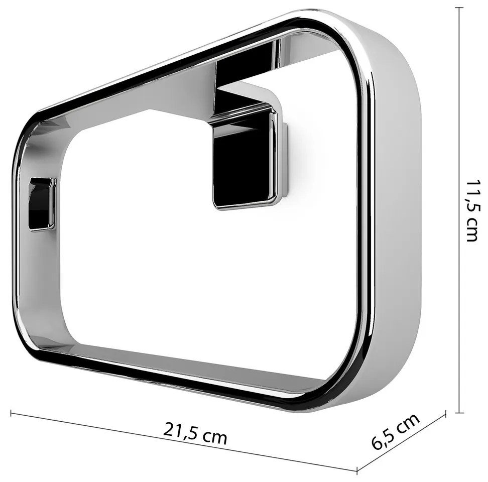 GEDY A97013 Il Giglio držiak uterákov 21,5 x 11,5 cm, chróm