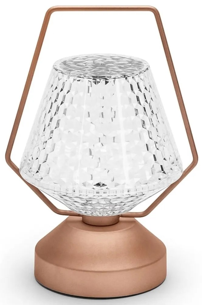 Aigostar- LED RGB Stmievateľná nabíjacia stolná lampa LED/1W/5V 1800mAh 20 cm + DO