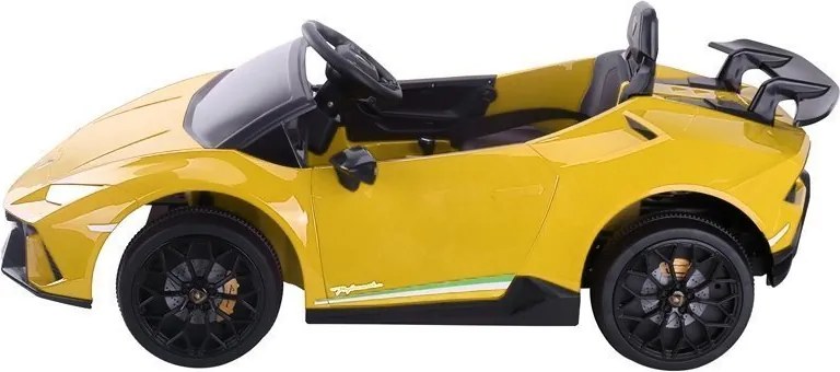 LEAN CARS Lamborghini Huracan batérie auto žltá