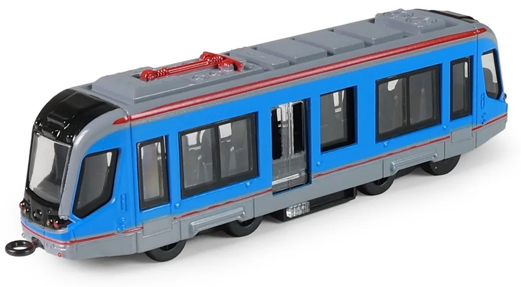 Rappa Kovová električka modrá, 20 cm