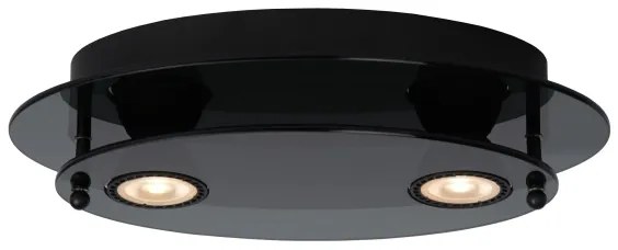 Lucide 79181/02/30 - Stropné svietidlo OKNO 2xGU10/5W/230V čierna